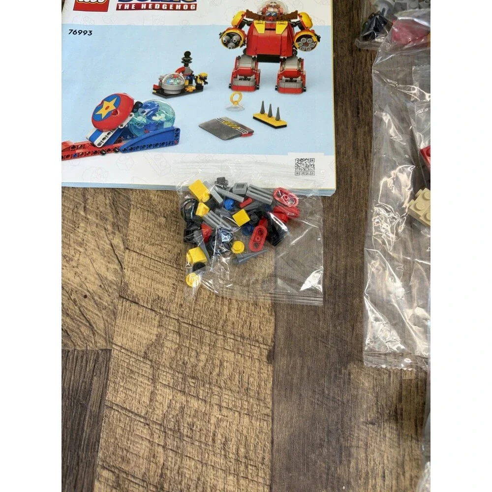 LEGO Sonic Vs. Dr. Eggman's Death Egg Robot (76993) 100% Complete - Open Box!